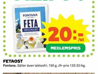 Coop FETAOST erbjuda