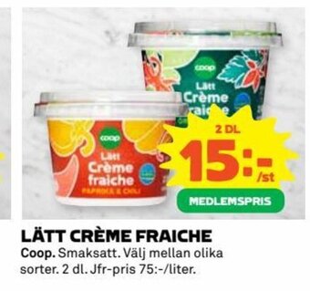 Coop LÄTT CRÈME FRAICHE erbjuda