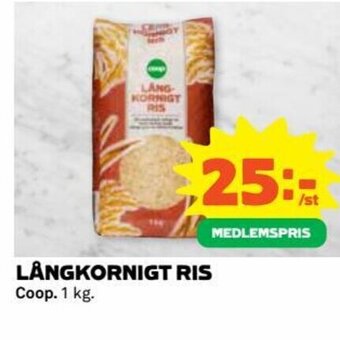 Coop LÅNGKORNIGT RIS erbjuda