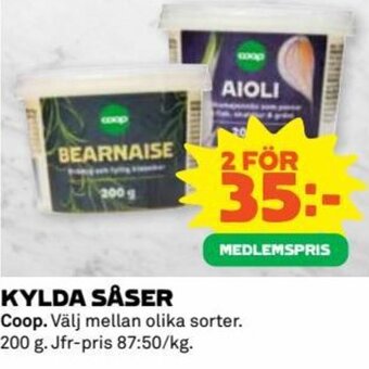 Coop KYLDA SÅSER erbjuda