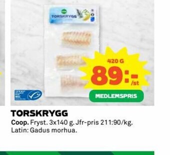 Coop TORSKRYGG erbjuda