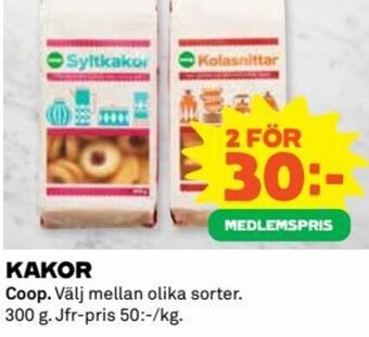 Coop KAKOR erbjuda