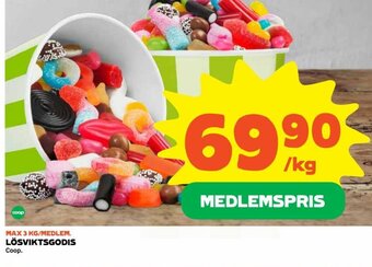 Coop LÖSVIKTSGODIS erbjuda