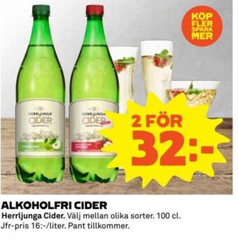 Coop ALKOHOLFRI CIDER erbjuda