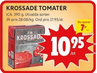 ICA Kvantum KROSSADE TOMATER erbjuda