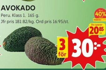 ICA Kvantum AVOKADO erbjuda