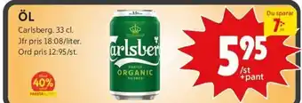 ICA Kvantum ÖL Carlsberg. erbjuda