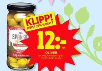 ICA Kvantum OLIVER erbjuda