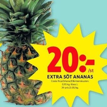 ICA Kvantum EXTRA SÖT ANANAS erbjuda