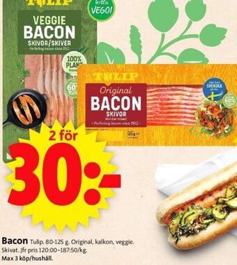 ICA Supermarket Bacon erbjuda