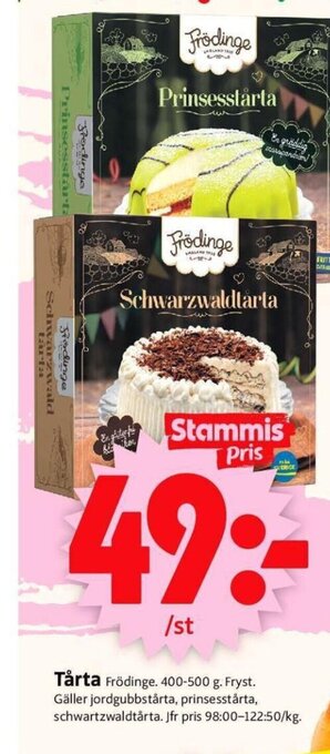 ICA Supermarket Tårta erbjuda