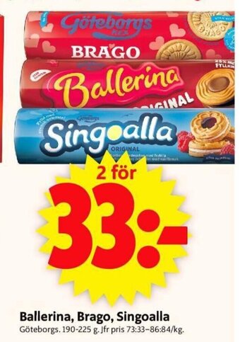 ICA Supermarket Ballerina, Brago, Singoalla Göteborgs. erbjuda
