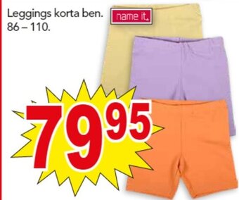 Bo Ohlsson Leggings korta ben. 86-110. erbjuda