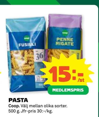 Stora Coop Pasta erbjuda