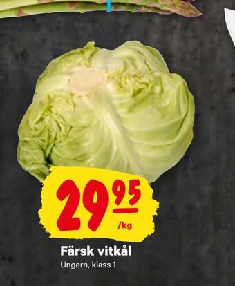 City Gross Färsk vitkål erbjuda