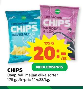 Stora Coop Chips erbjuda