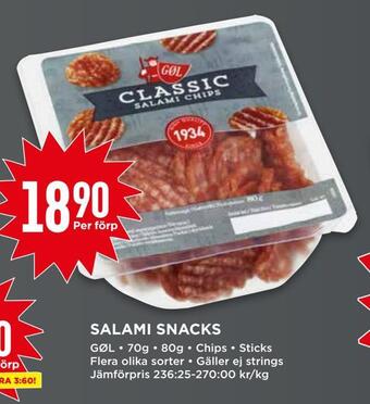 Willys Salami snacks erbjuda
