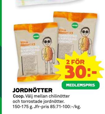 Jordnötter
