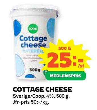 Stora Coop Cottage cheese erbjuda