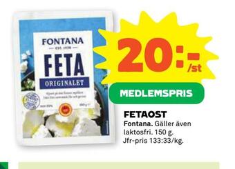 Stora Coop Fetaost erbjuda