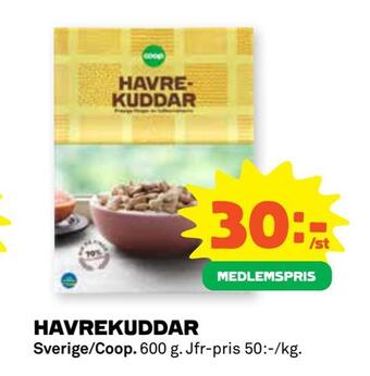 Stora Coop Havrekuddar erbjuda