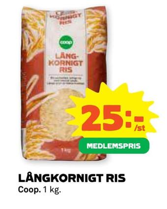 Stora Coop Långkornigt ris erbjuda