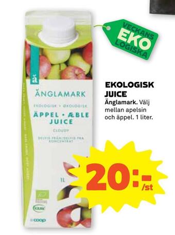 Stora Coop Ekologisk juice erbjuda