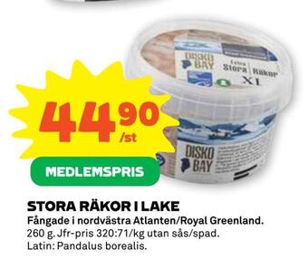 Stora Coop Stora räkor i lake erbjuda