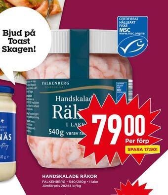 Willys Handskalade räkor erbjuda