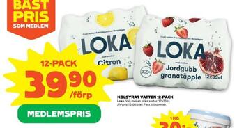 Stora Coop Kolsyrat vatten 12-pack erbjuda