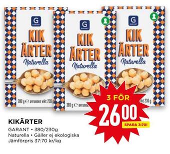 Willys Kikärter erbjuda