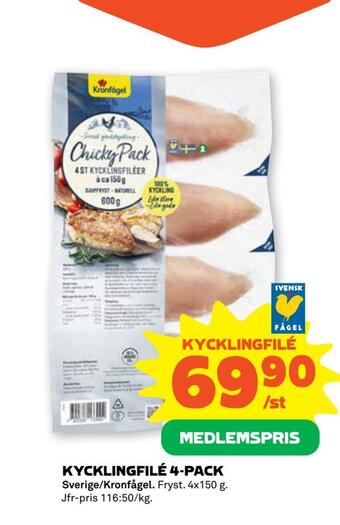 Stora Coop Kycklingfilé erbjuda