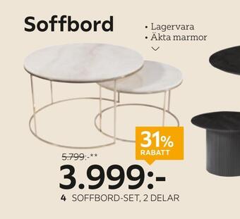 XXXLutz Soffbord-set, 2 delar erbjuda