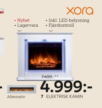 XXXLutz Elektrisk kamin erbjuda