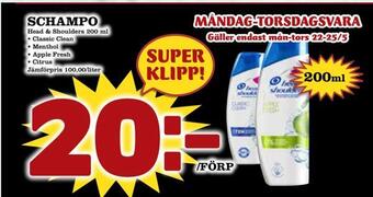 Nya Pulsen Schampo erbjuda