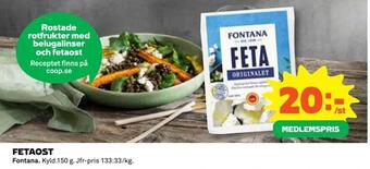 Coop Daglivs Fetaost erbjuda