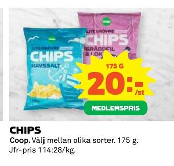 Coop Konsum Chips erbjuda