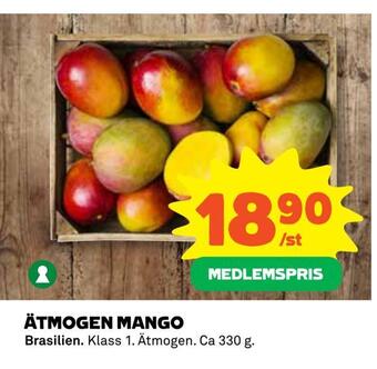 Coop Daglivs Ätmogen mango erbjuda