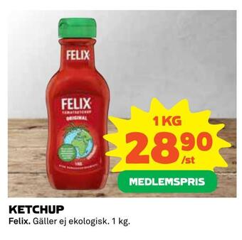 Coop Ketchup erbjuda