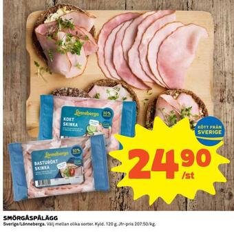 Coop Daglivs Smörgåspålägg erbjuda