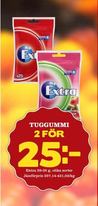 Nya Pulsen Tuggummi erbjuda