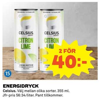 Coop Konsum Energidryck erbjuda