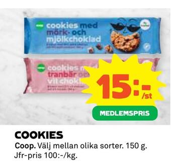 Coop Konsum Cookies erbjuda