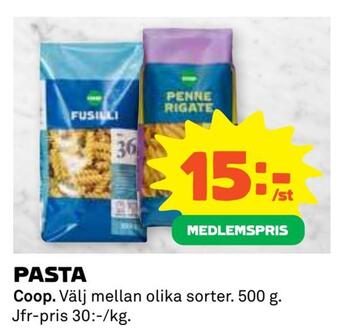 Coop Konsum Pasta erbjuda