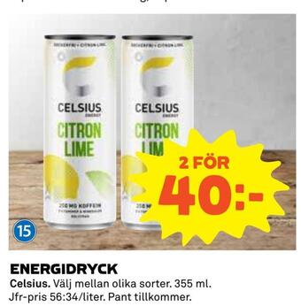 Coop Daglivs Energidryck erbjuda