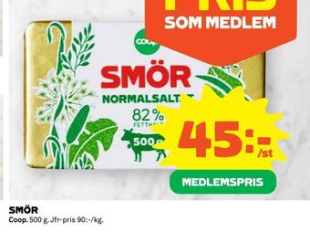Coop Daglivs Smör erbjuda