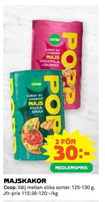 Coop Konsum Majskakor erbjuda