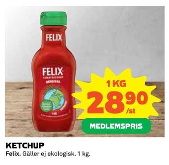 Coop Daglivs Ketchup erbjuda