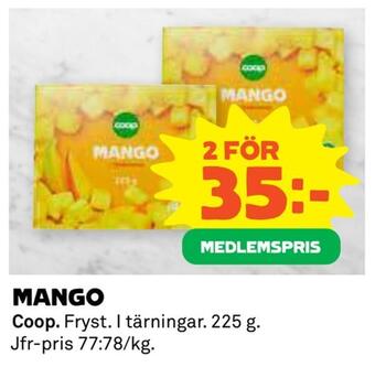 Coop Konsum Mango erbjuda