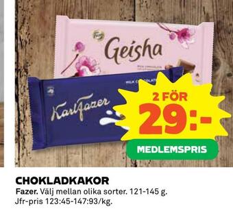 Coop Daglivs Chokladkakor erbjuda